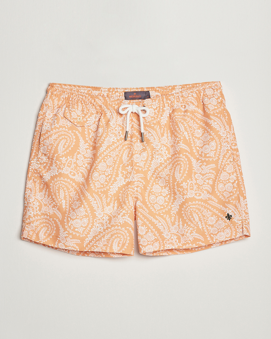 Uomini | Costumi da bagno | Morris | Paisley Bathing Trunks Orange