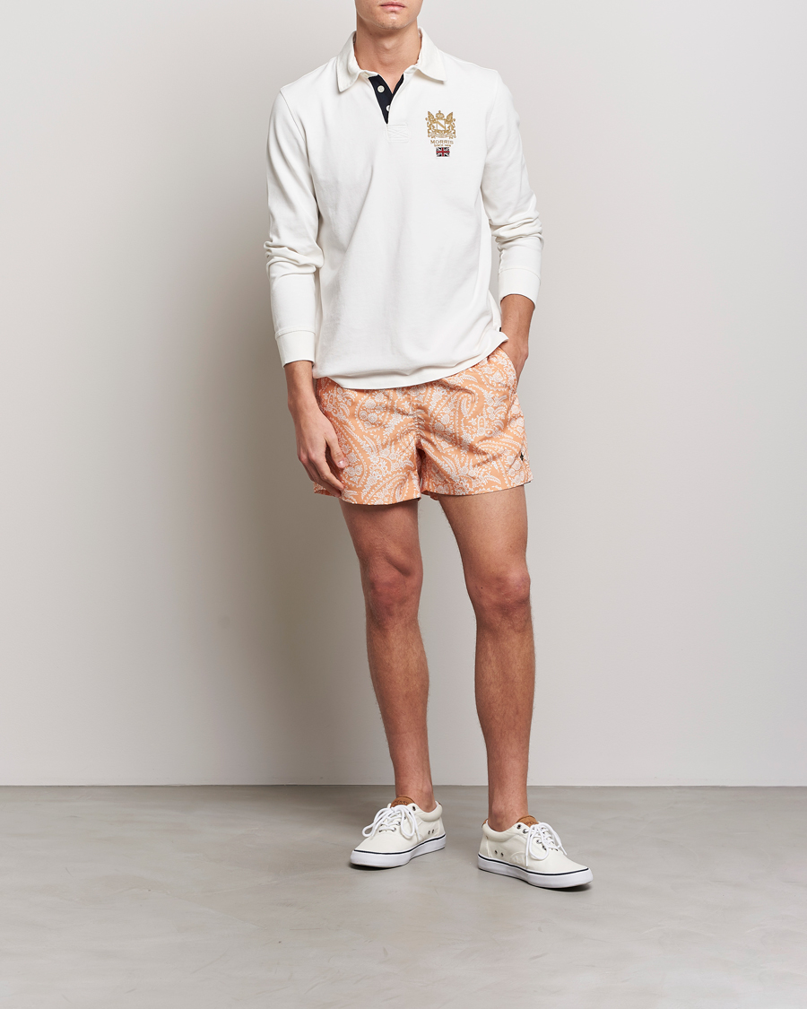 Uomini | Costumi da bagno | Morris | Paisley Bathing Trunks Orange