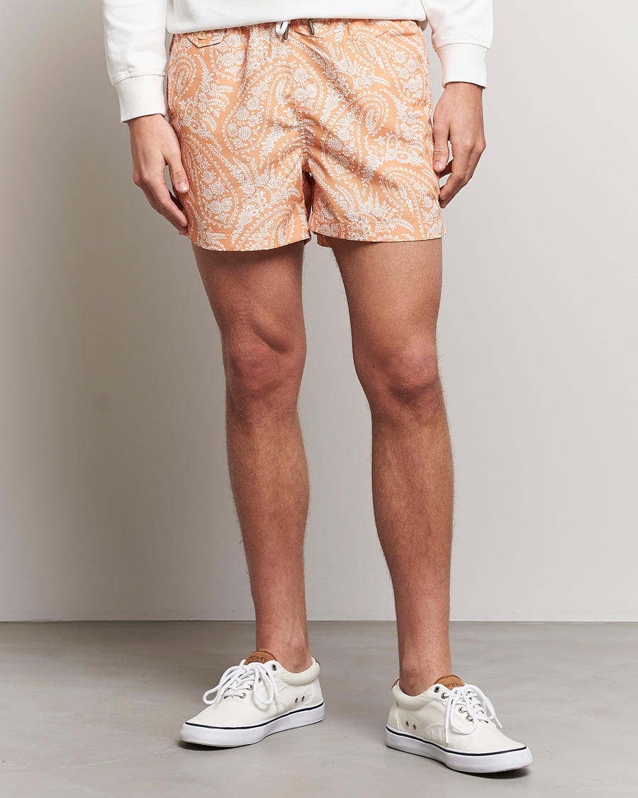 Uomini | Costumi da bagno | Morris | Paisley Bathing Trunks Orange