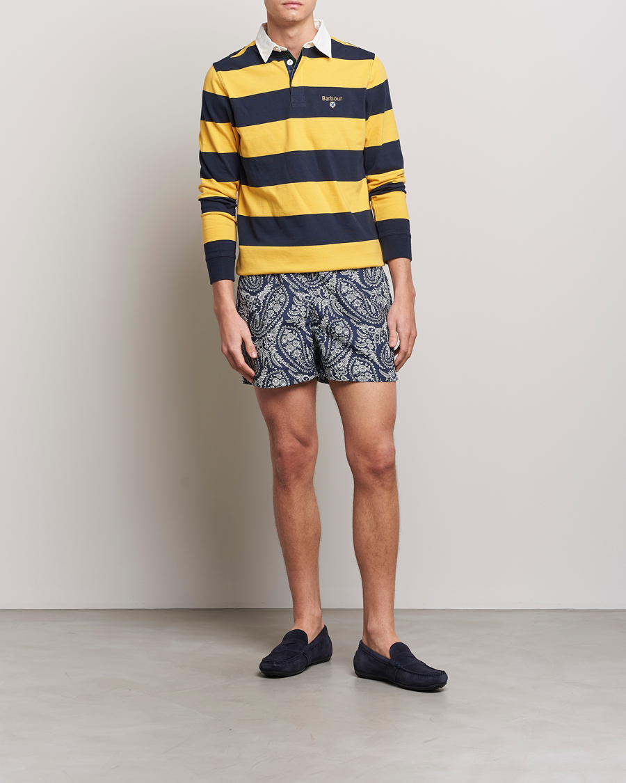 Uomini | Costumi da bagno | Morris | Paisley Bathing Trunks Navy