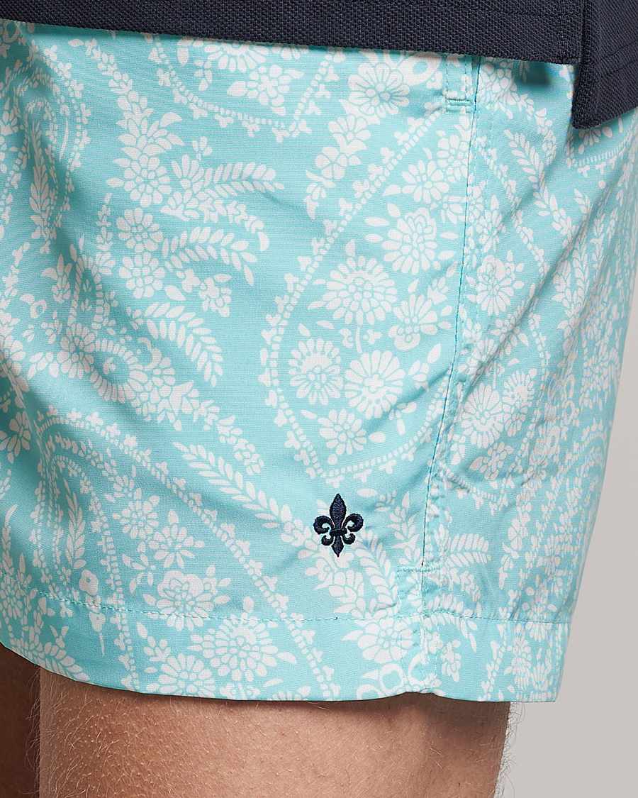 Uomini | Costumi da bagno | Morris | Paisley Bathing Trunks Turquoise