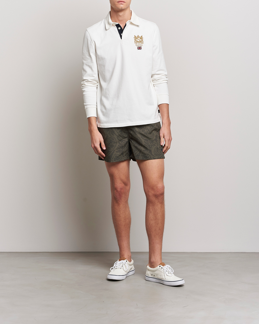 Uomini | Costumi da bagno | Morris | Paisley Bathing Trunks Olive