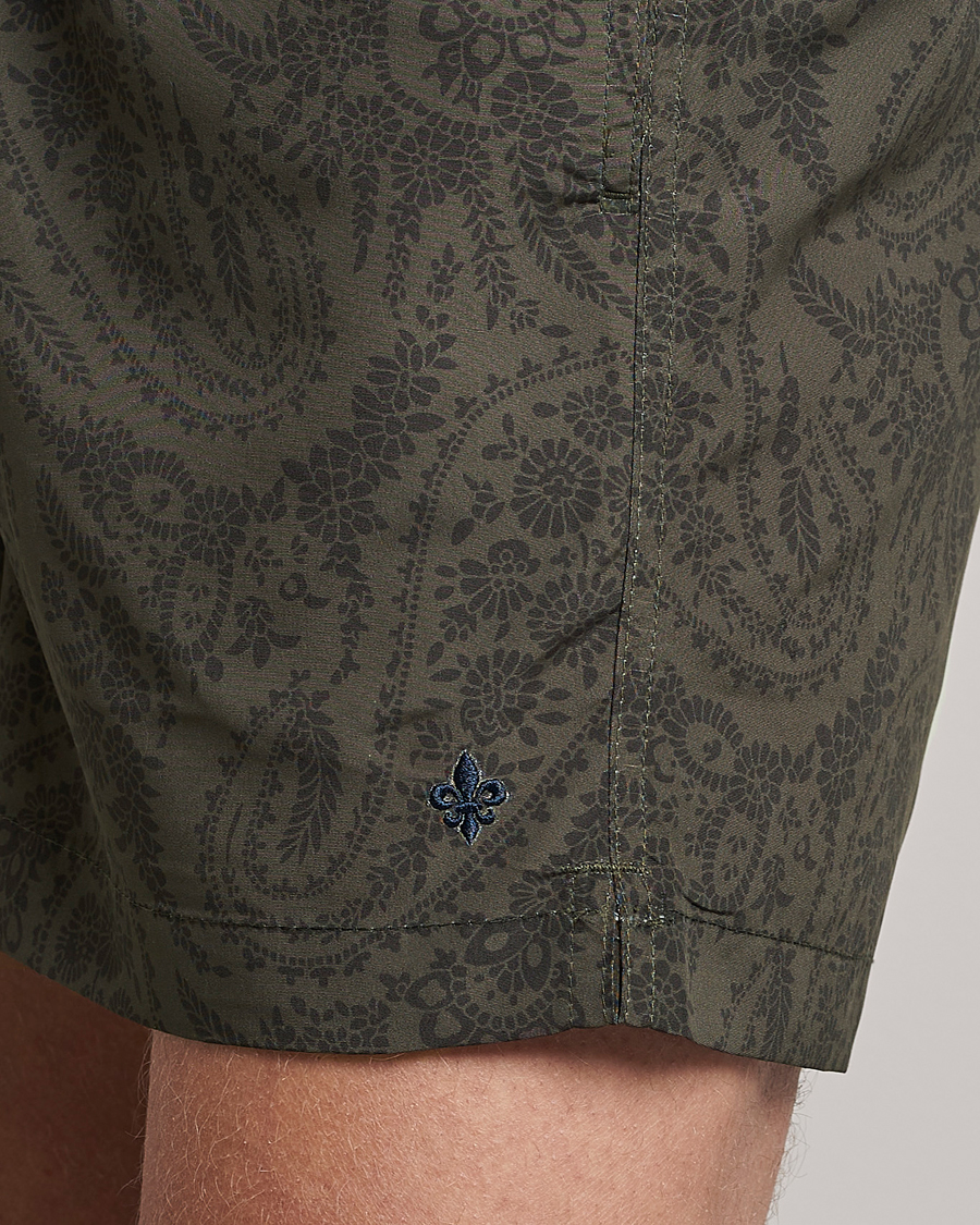 Uomini | Costumi da bagno | Morris | Paisley Bathing Trunks Olive