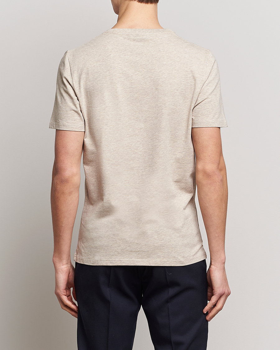 Uomini | T-shirt | Morris | James Cotton T-Shirt Beige