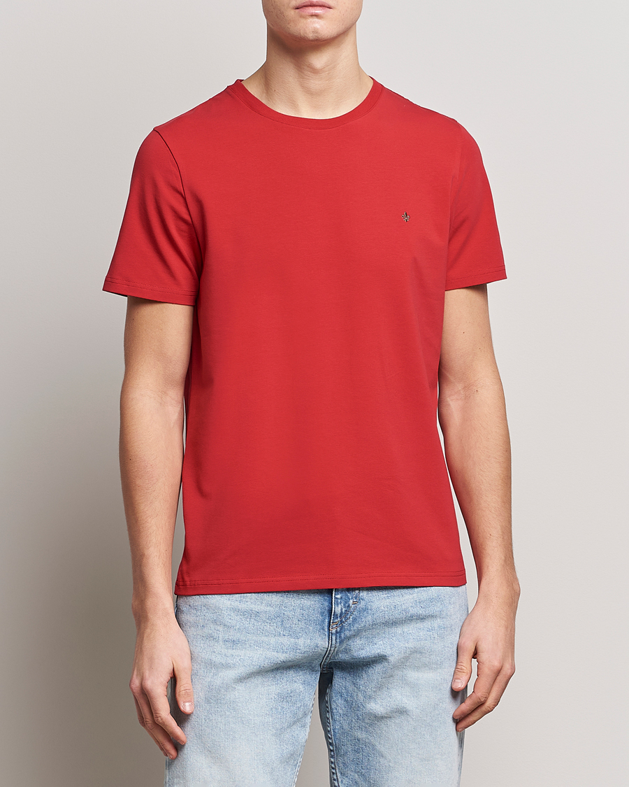 Uomini | T-shirt | Morris | James Cotton T-Shirt Red