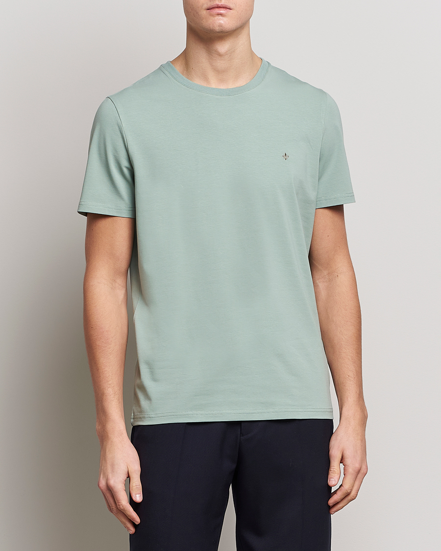 Uomini | T-shirt | Morris | James Cotton T-Shirt Green