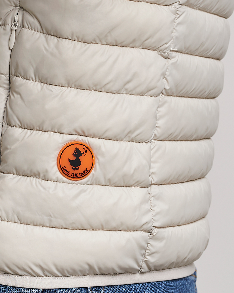 Uomini | Gilet | Save The Duck | Adamus Lightweight Padded Vest Rainy Beige