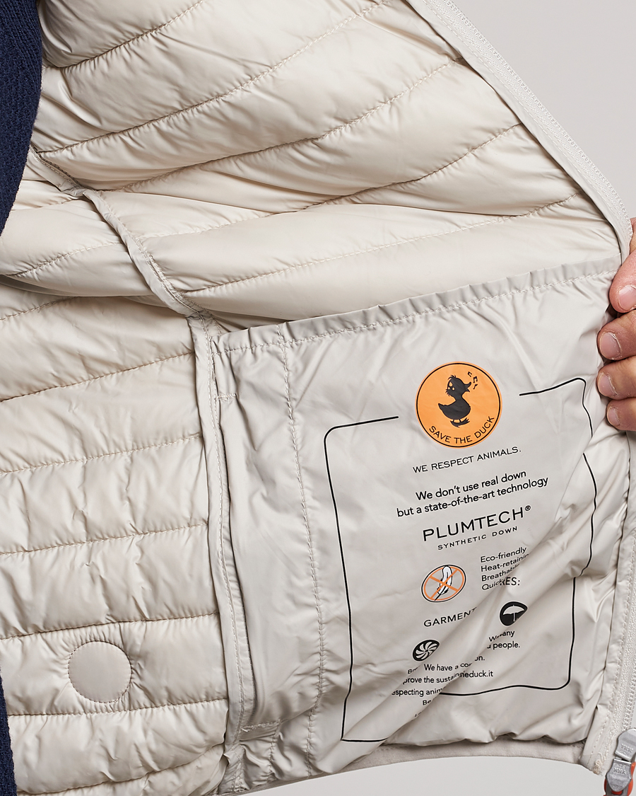Uomini | Gilet | Save The Duck | Adamus Lightweight Padded Vest Rainy Beige