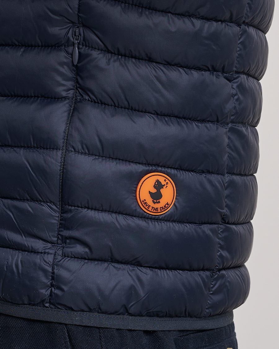 Uomini | Gilet | Save The Duck | Adamus Lightweight Padded Vest Blue Black
