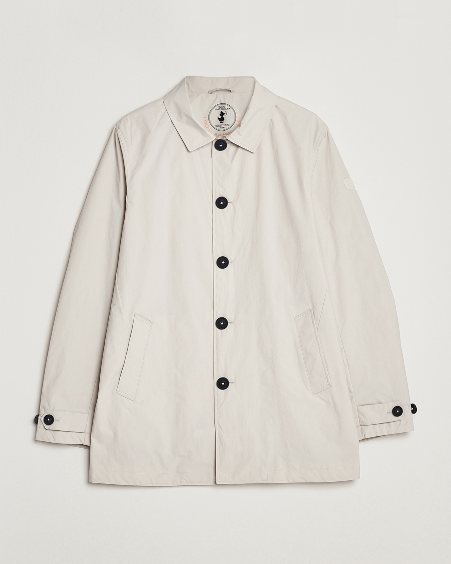 Uomini | Giacche | Save The Duck | Hamilton Recycled Nylon Coat Rainy Beige