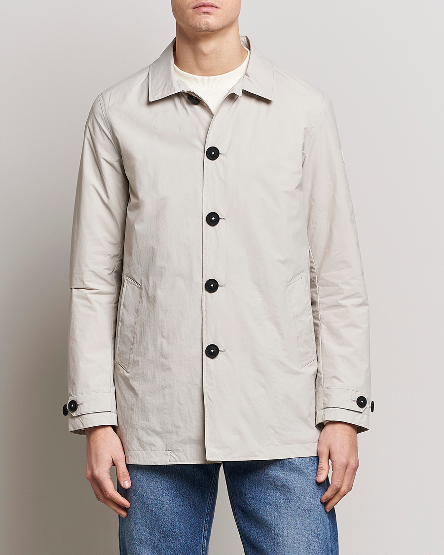 Uomini | Giacche | Save The Duck | Hamilton Recycled Nylon Coat Rainy Beige