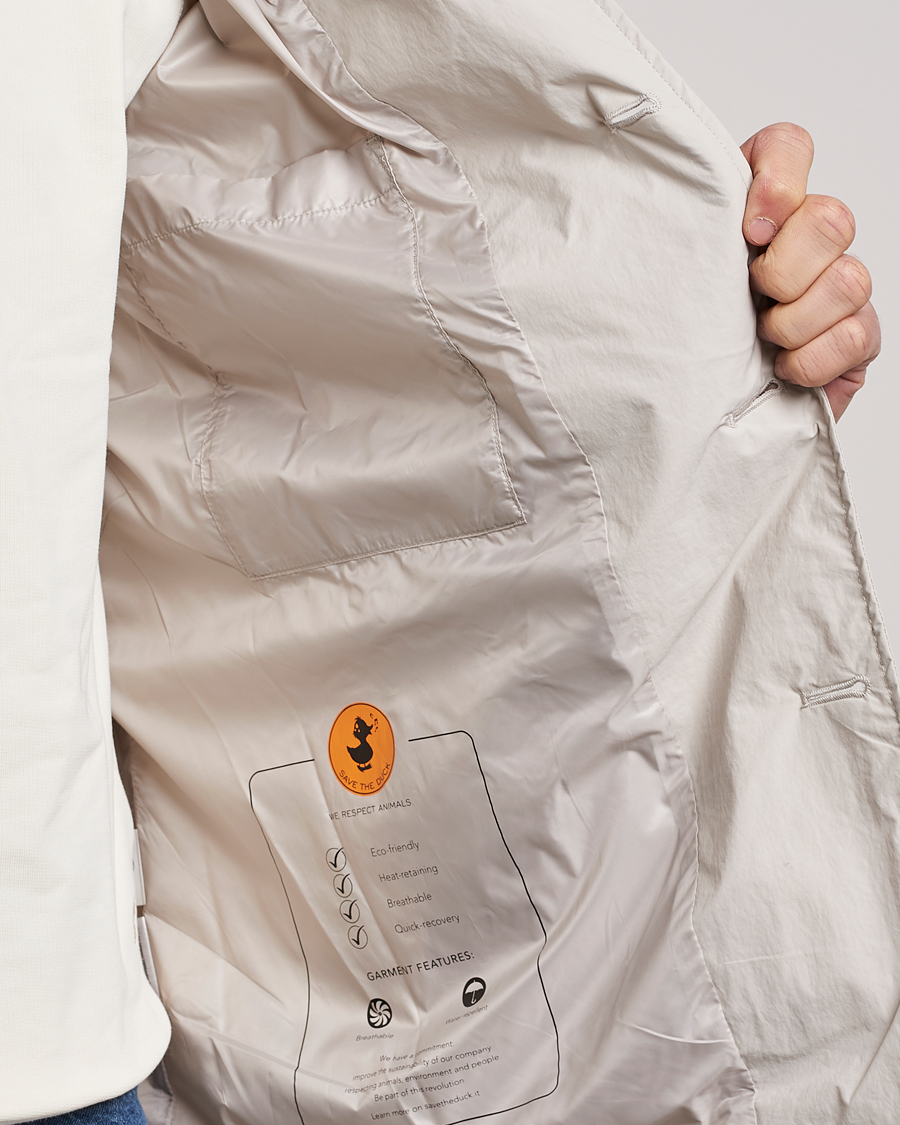 Uomini | Giacche | Save The Duck | Hamilton Recycled Nylon Coat Rainy Beige
