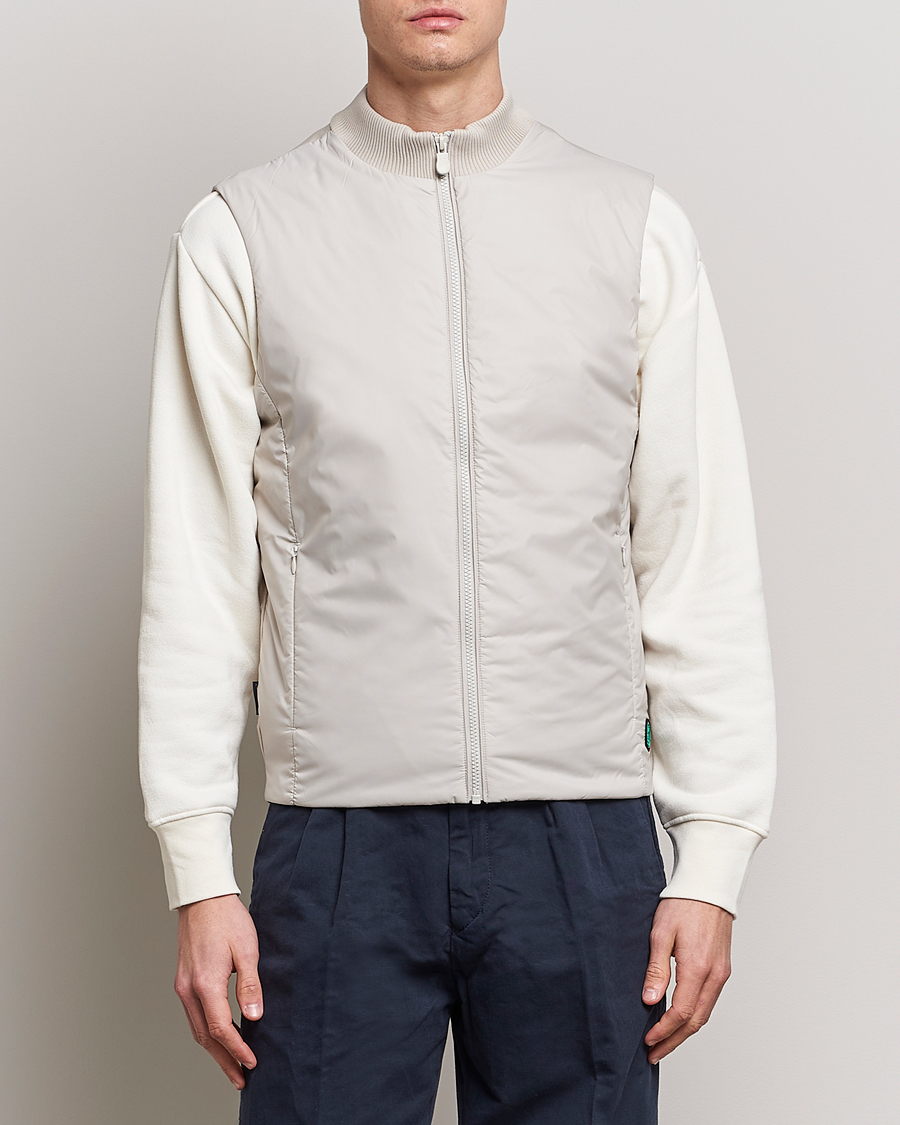 Uomini | Gilet | Save The Duck | Tucana Recycled Hybrid Vest Rainy Beige