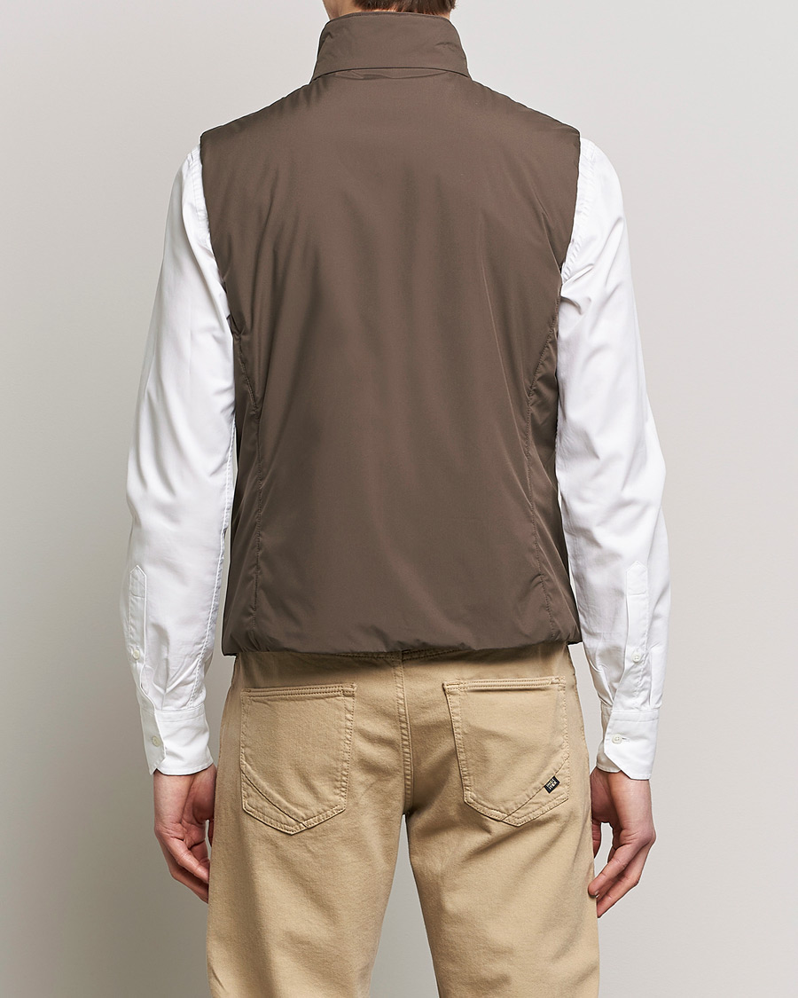 Uomini | Gilet | MooRER | Senio Padded Vest Brown
