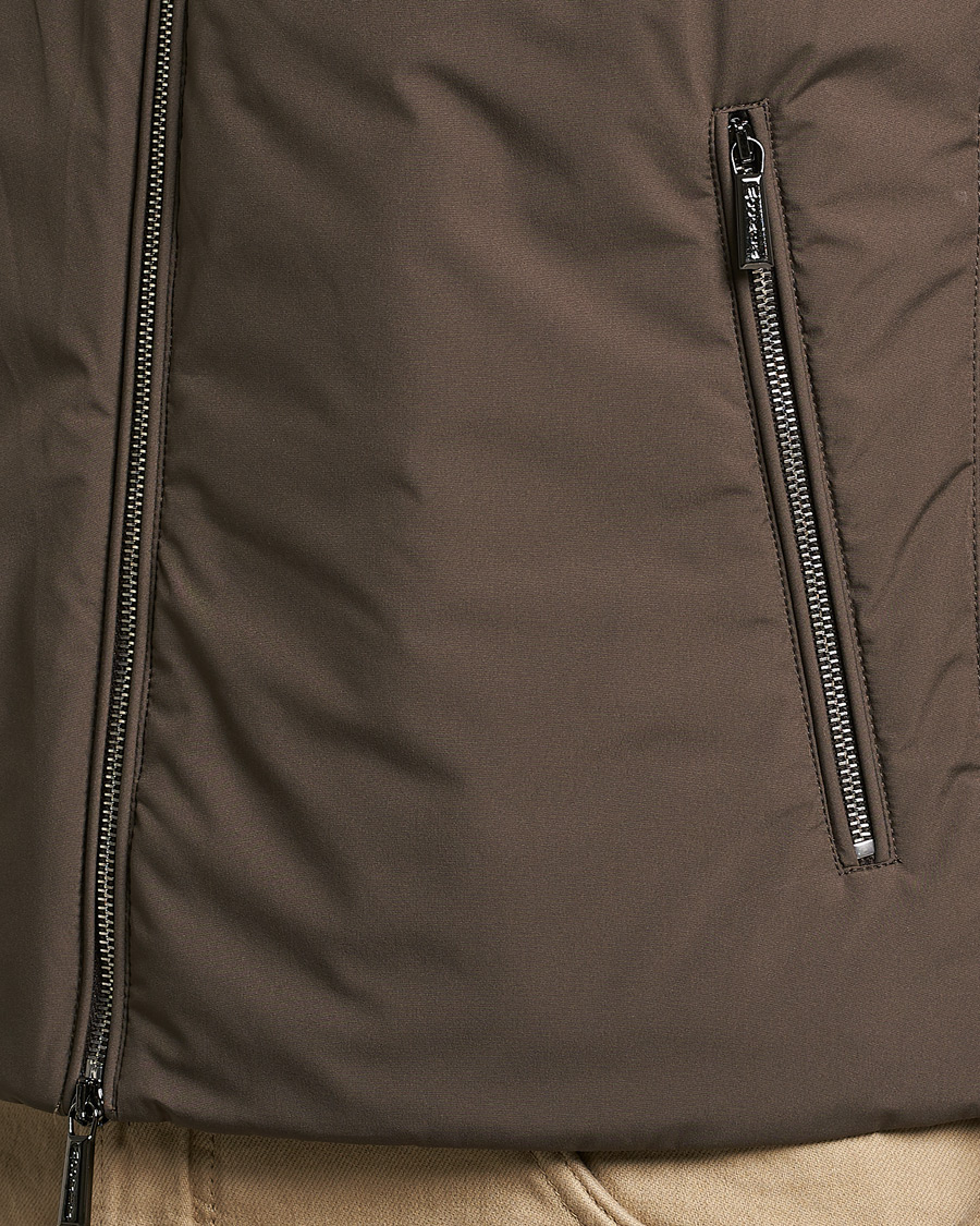 Uomini | Gilet | MooRER | Senio Padded Vest Brown