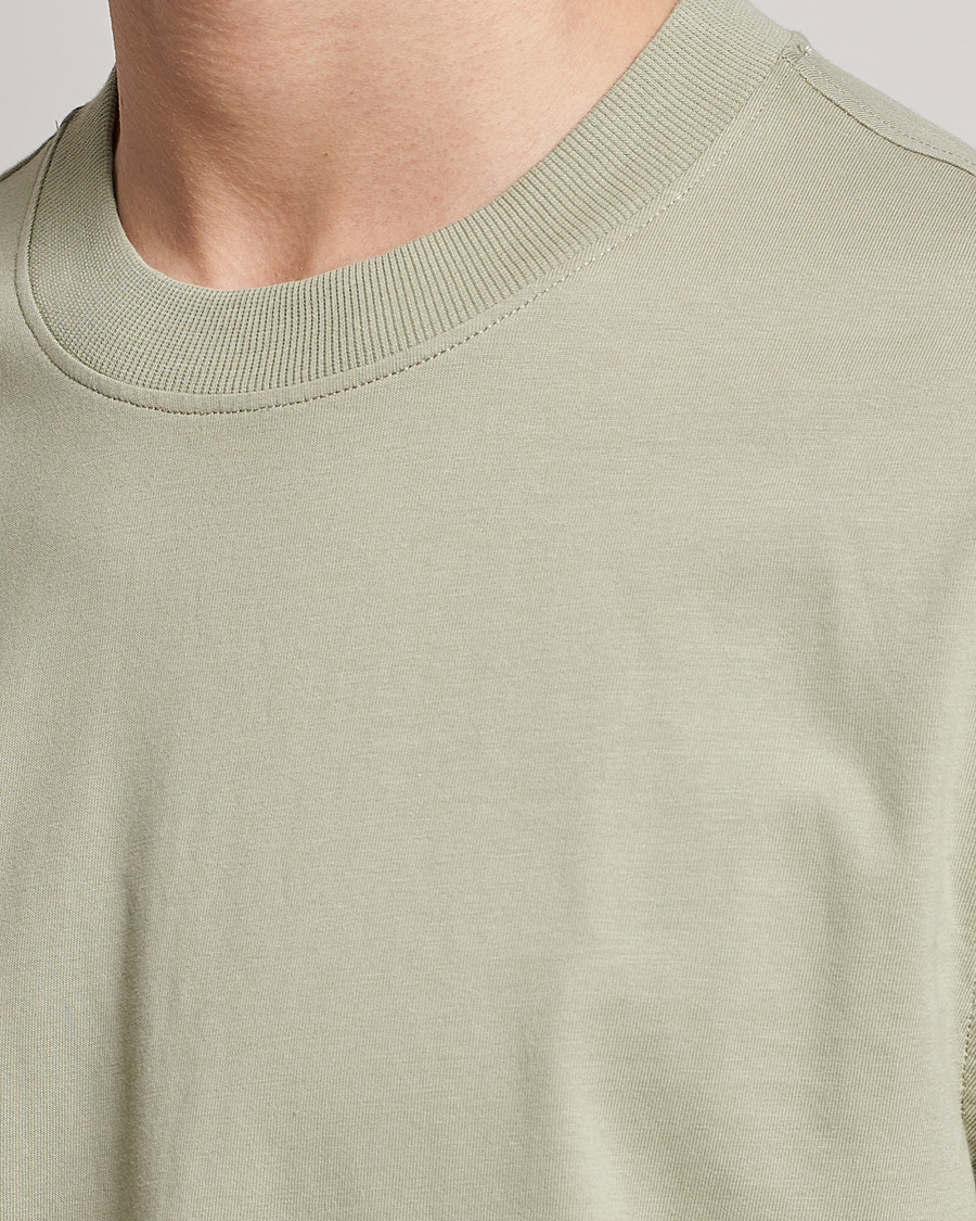 Uomini | T-shirt | NN07 | Adam Pima Crew Neck T-Shirt Pale Green