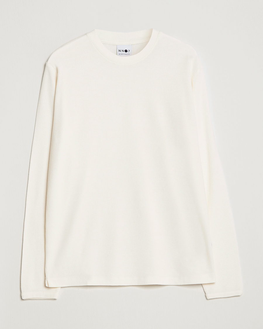 Uomini | Maglieria | NN07 | Clive Knitted Sweater Egg White