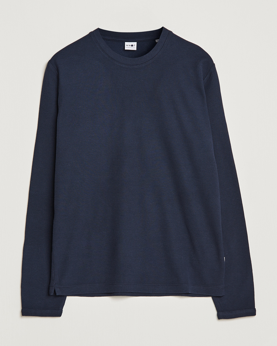 Uomini | Maglieria | NN07 | Clive Knitted Sweater Navy Blue