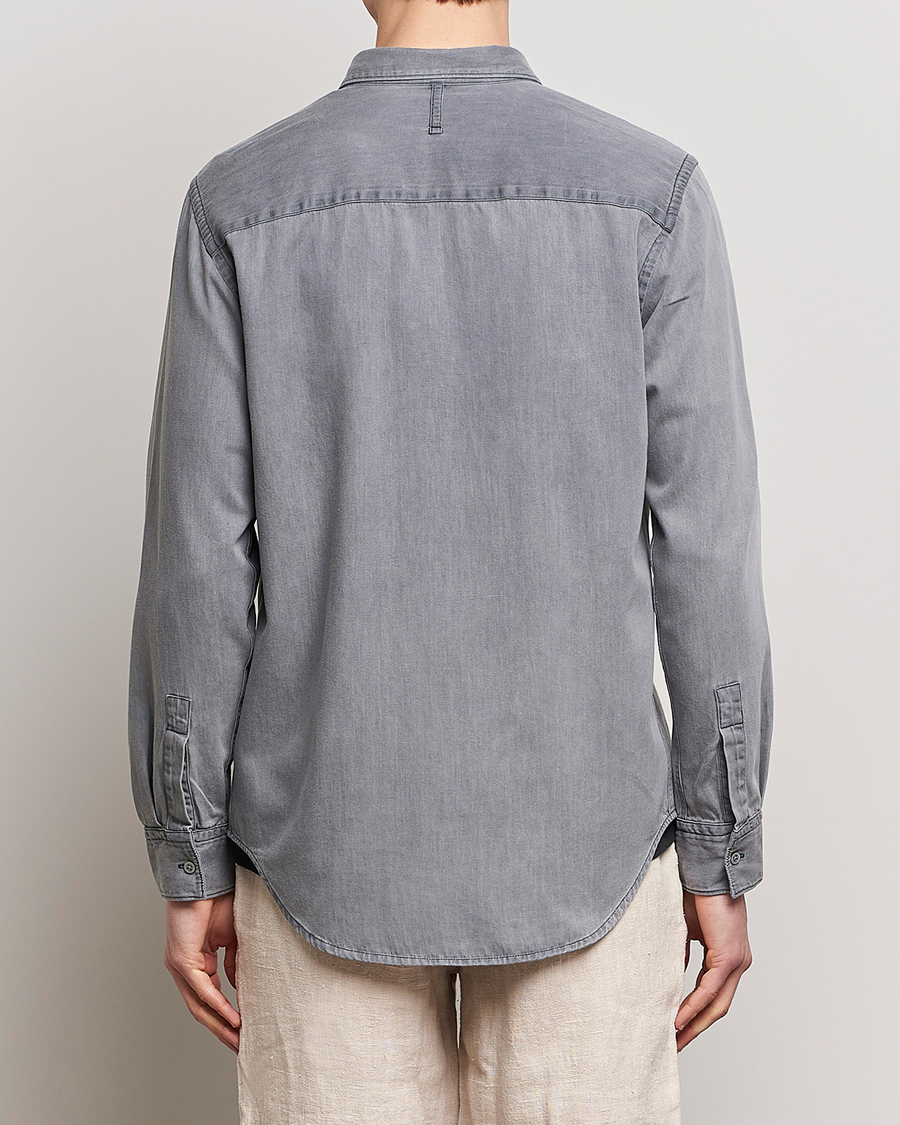 Uomini | Camicie | NN07 | Cohen Tencel Denim Shirt Grey Denim