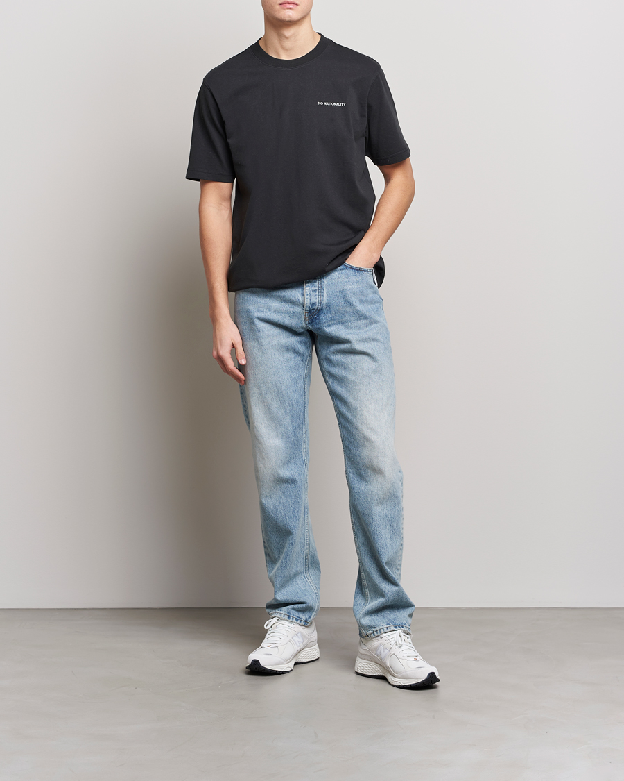 Uomini | T-shirt | NN07 | Adam Logo Crew Neck T-Shirt Black