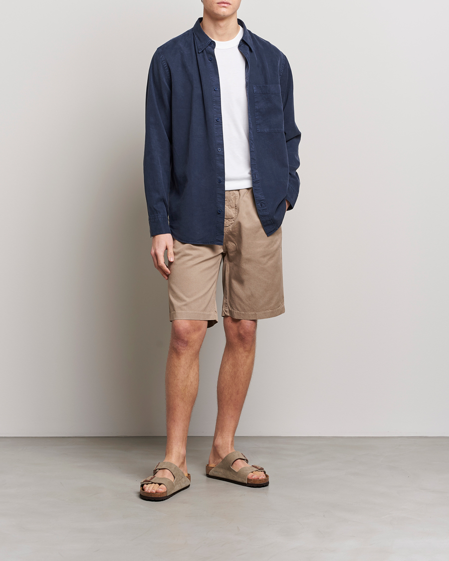 Uomini | Camicie | NN07 | Cohen Tencel Shirt Sargasso Sea