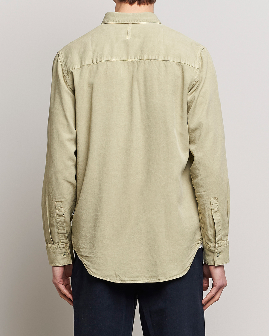 Uomini | Camicie | NN07 | Cohen Tencel Shirt Pale Green