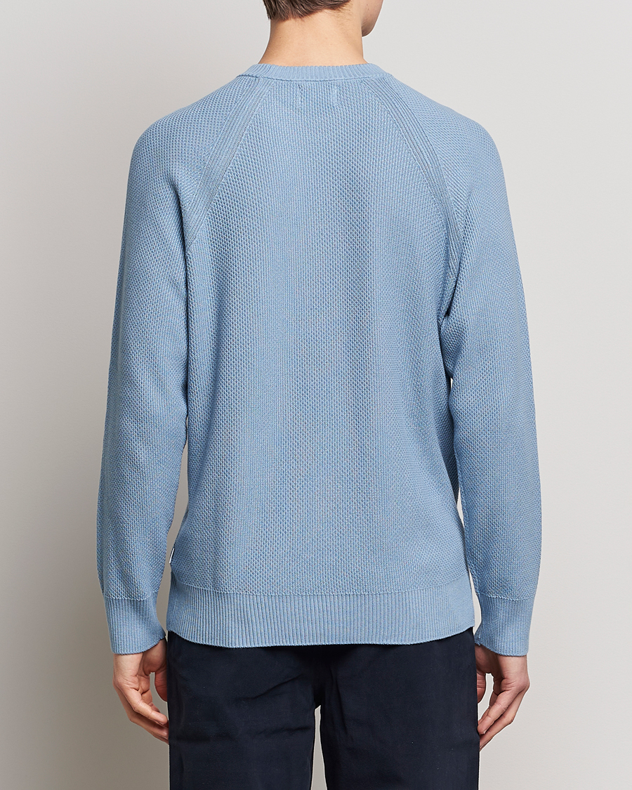 Uomini | Maglieria | NN07 | Brandon Cotton Knitted Sweater Ashley Blue