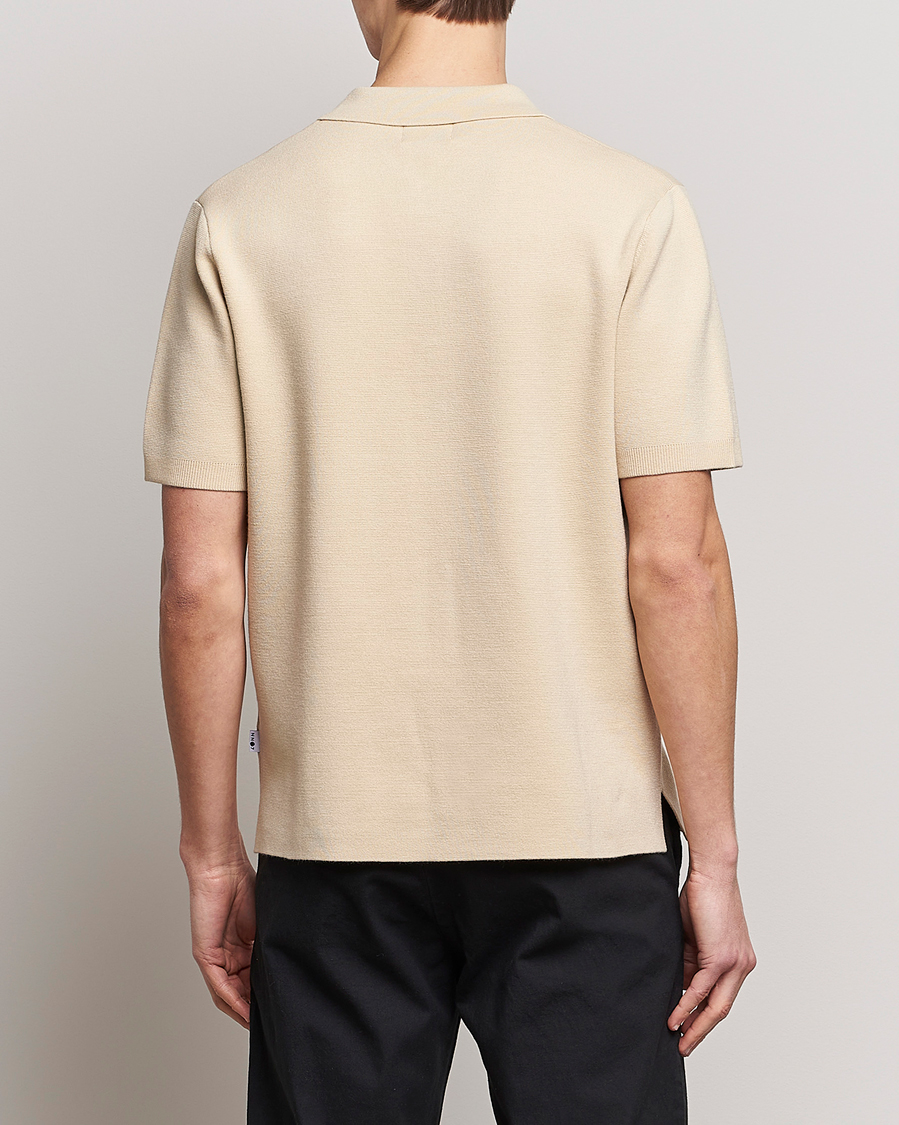 Uomini | Polo | NN07 | Harald Knitted Polo Ecru