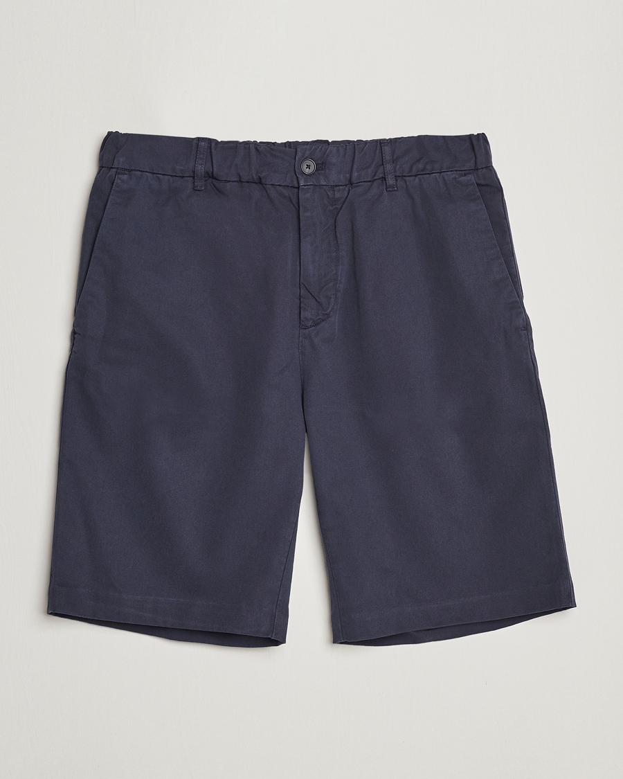 Uomini | Pantaloncini | NN07 | Theodore Confort Shorts Navy Blue