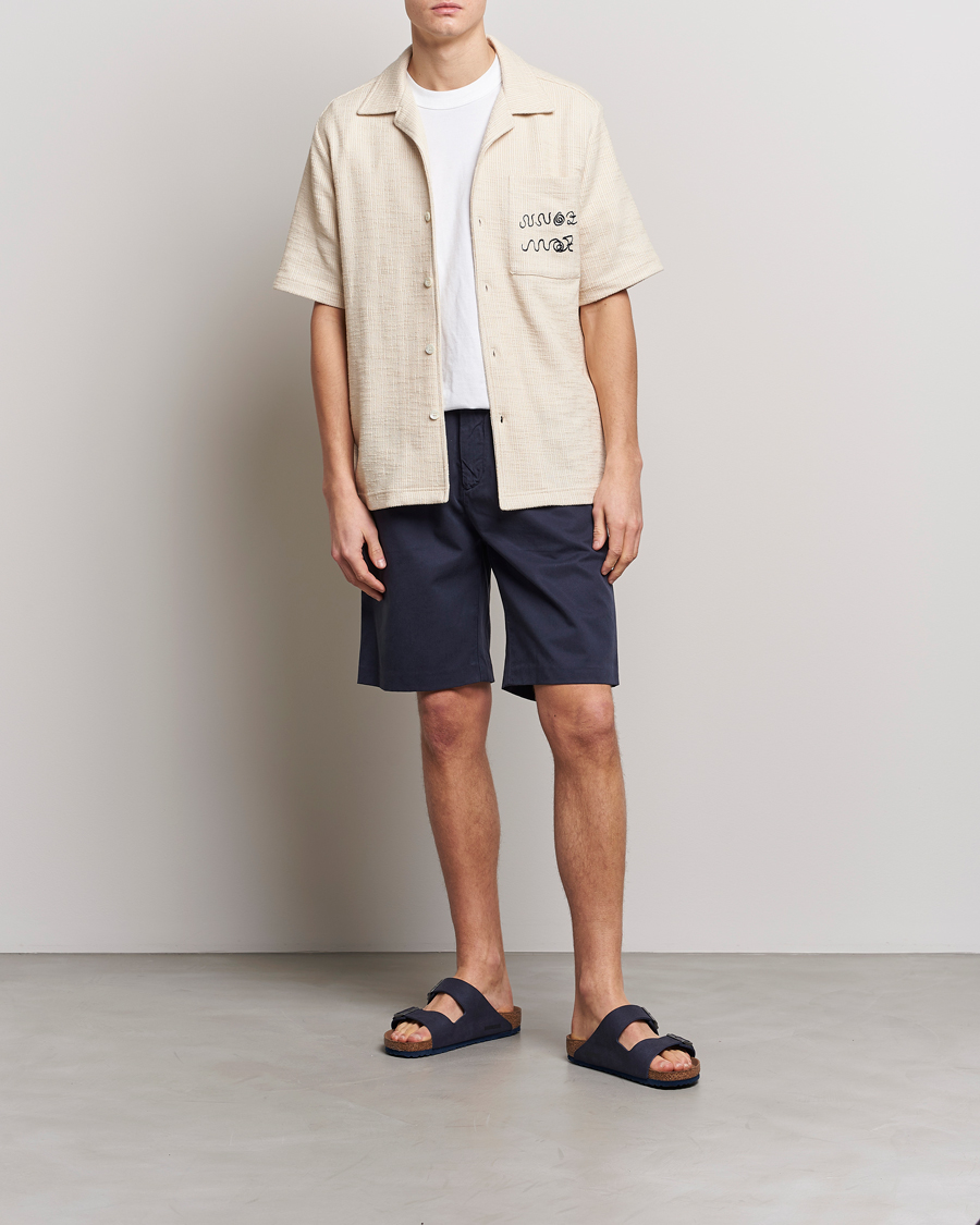 Uomini | Pantaloncini | NN07 | Theodore Confort Shorts Navy Blue