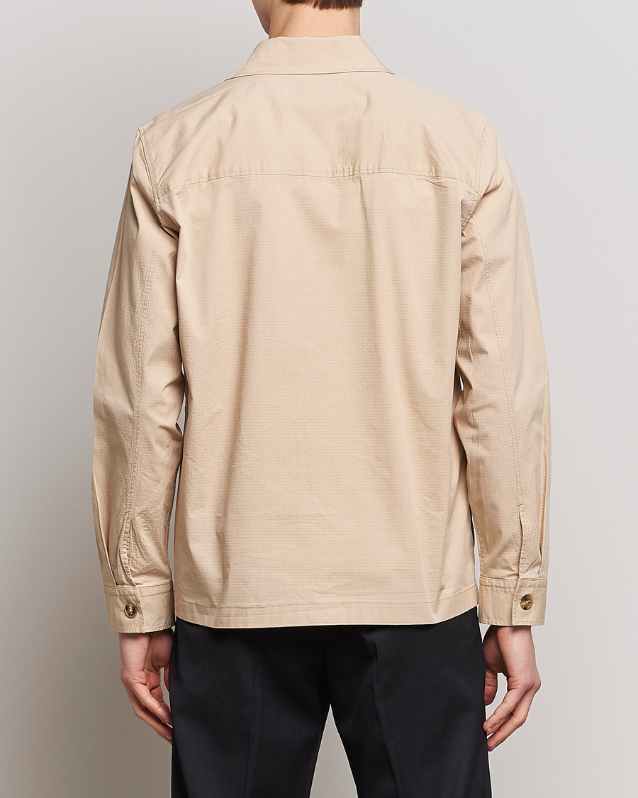 Uomini | Camicie | NN07 | Wilas Ripstop Overshirt Cream