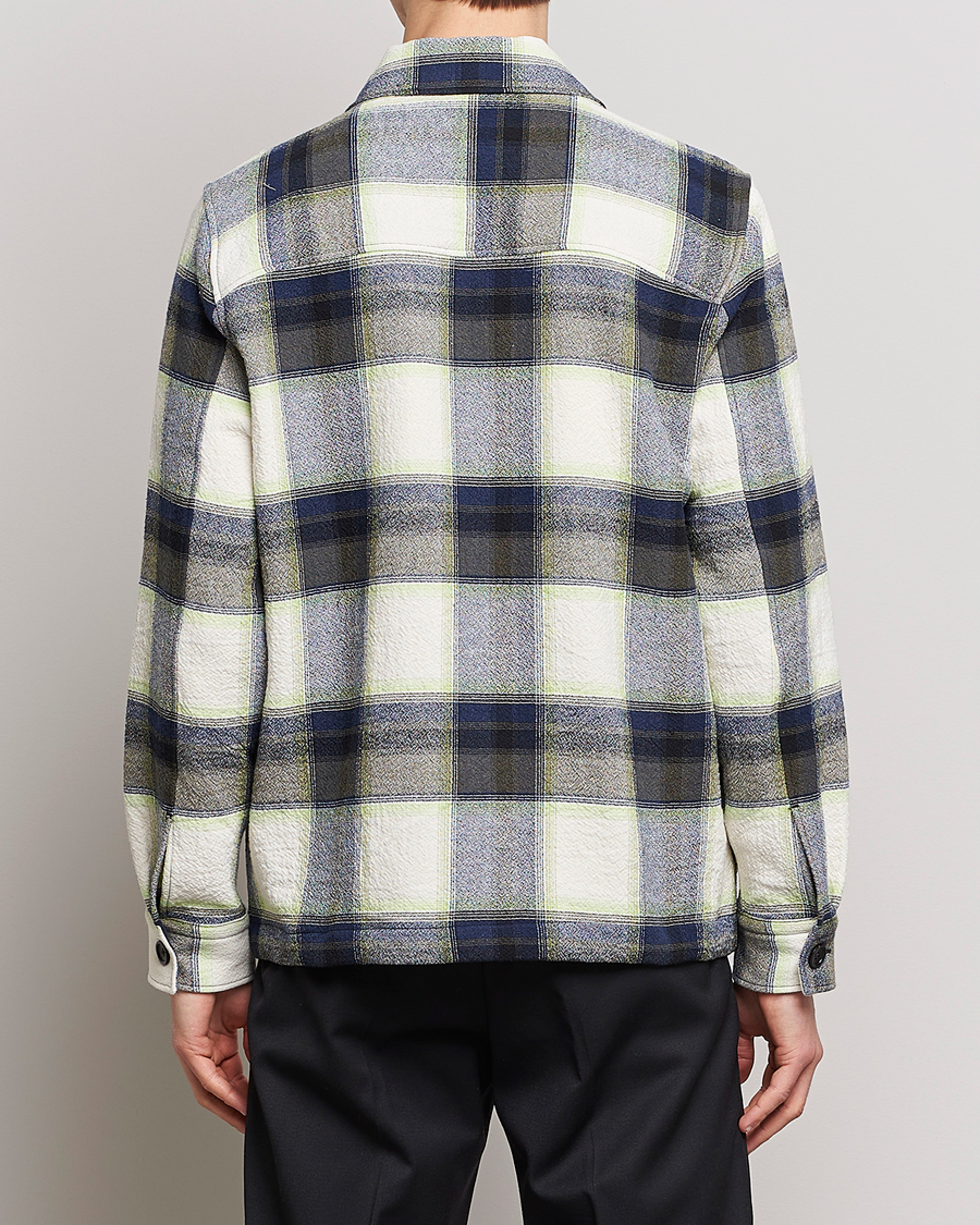 Uomini | Camicie | NN07 | Wilas Checked Pocket Overshirt Blue
