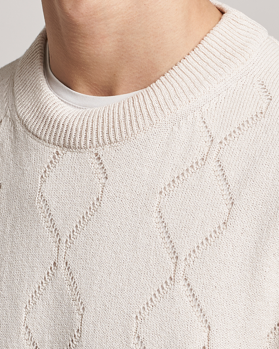 Uomini | Maglieria | NN07 | Crew Neck Vest Ecru