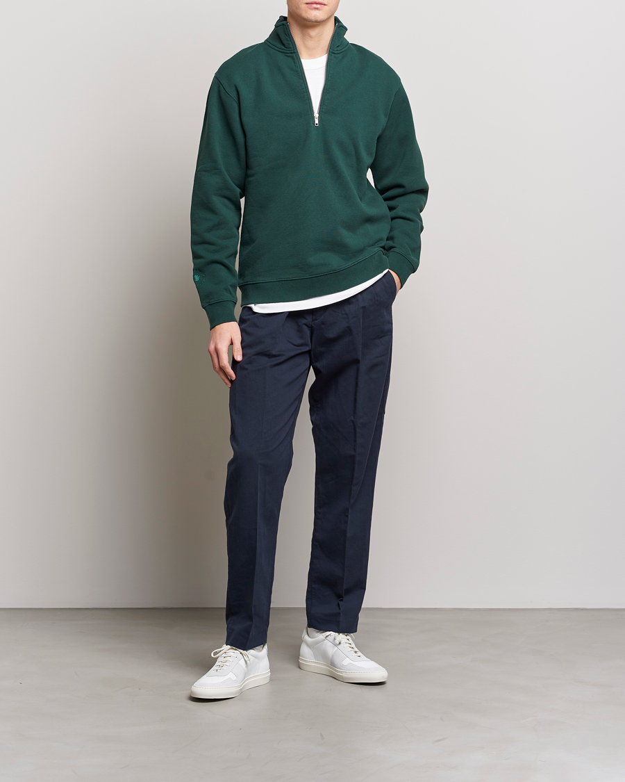 Uomini | Pantaloni | NN07 | Fritz Pleated Trousers Navy Blue