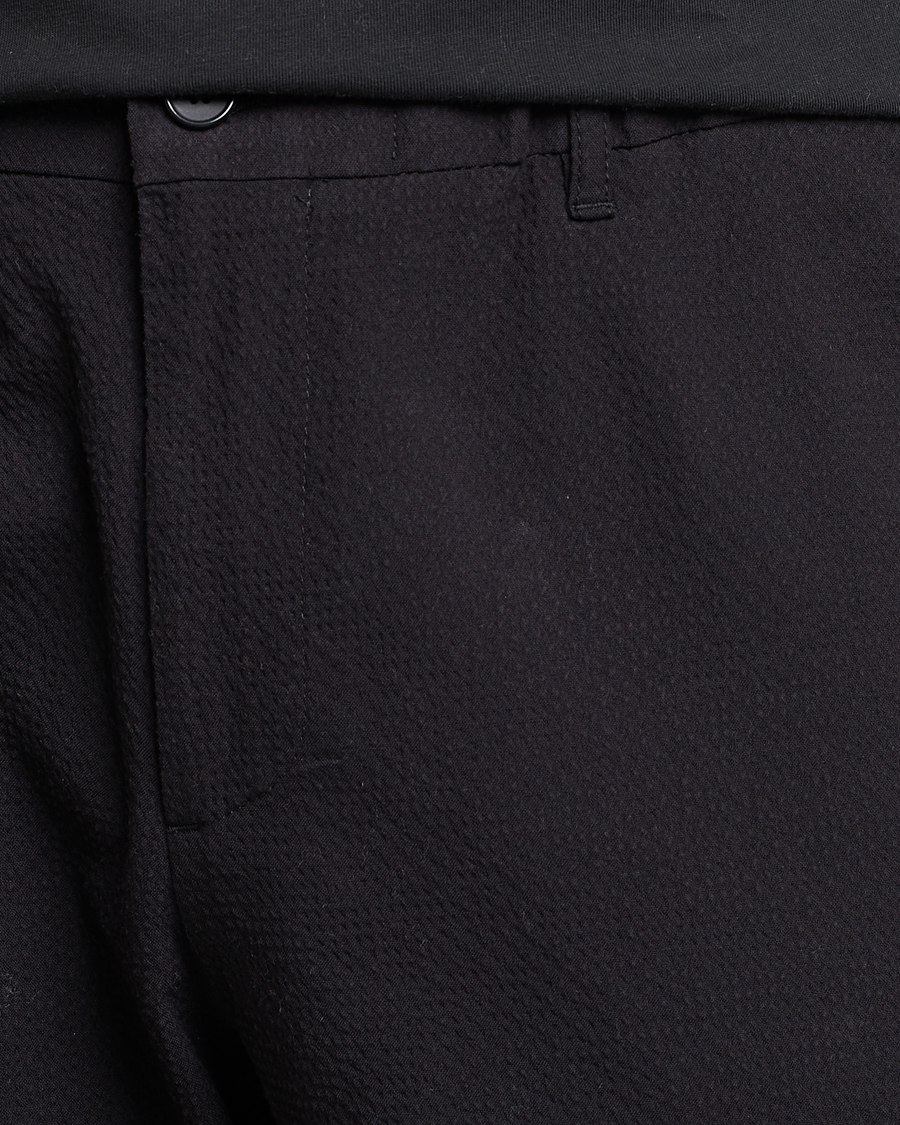 Uomini | Pantaloni | NN07 | Theodore Seersucker Pants Black