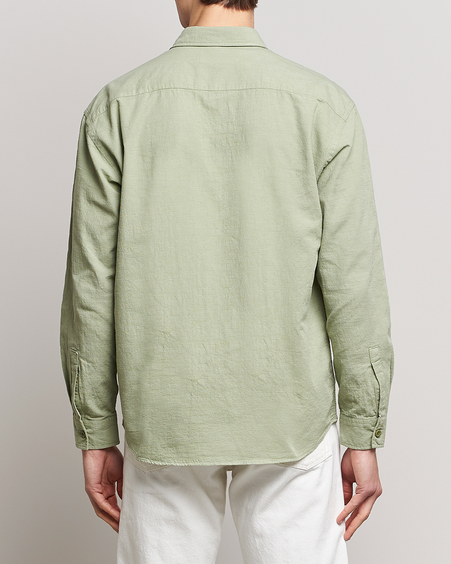 Uomini | Camicie | NN07 | Deon Jacquard Shirt Pale Green