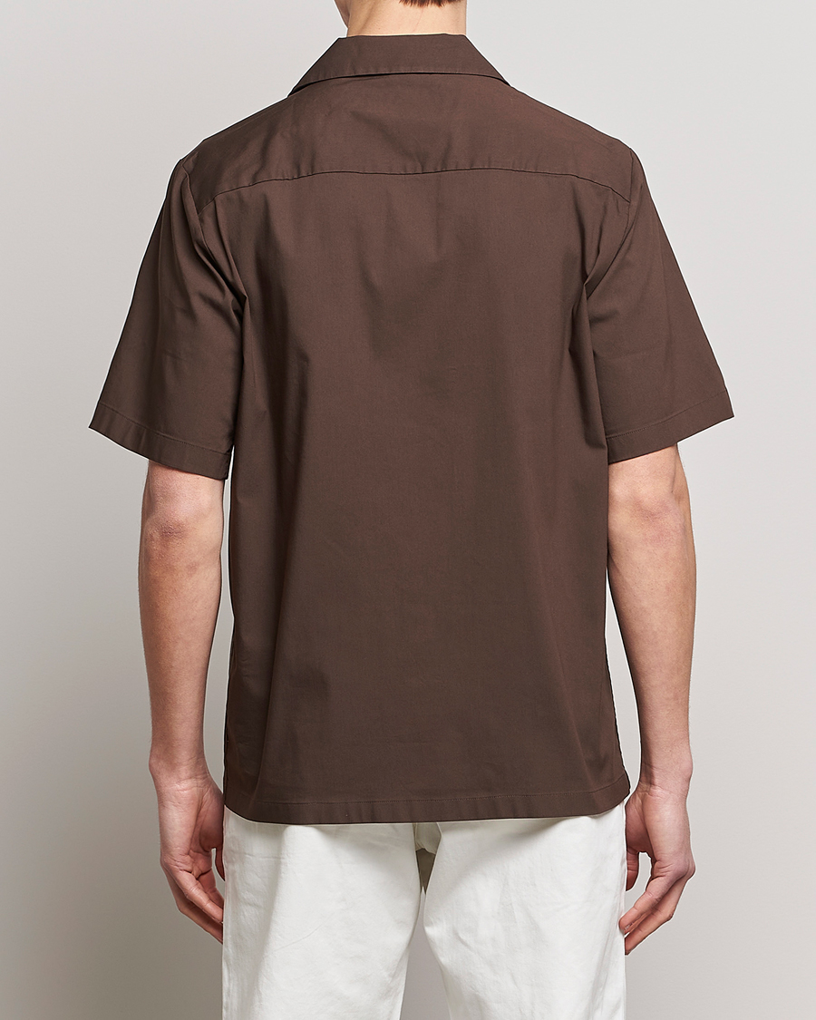Uomini | Camicie | NN07 | Daniel Pocket Resort Collar Shirt Brown