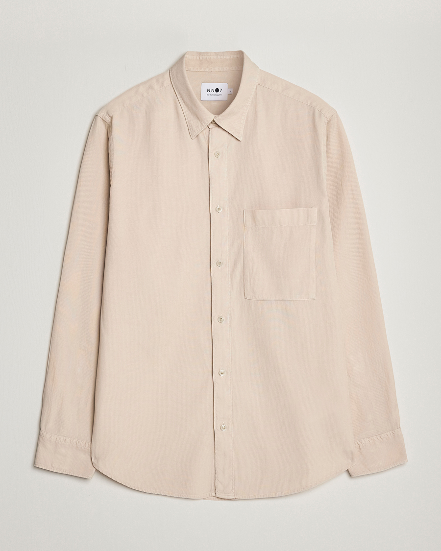 Uomini | Camicie | NN07 | Cohen Summer Cord Shirt Cream