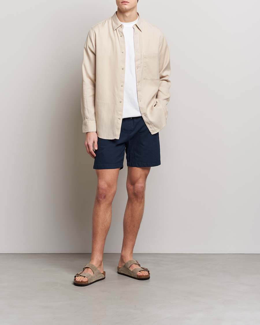 Uomini | Camicie | NN07 | Cohen Summer Cord Shirt Cream