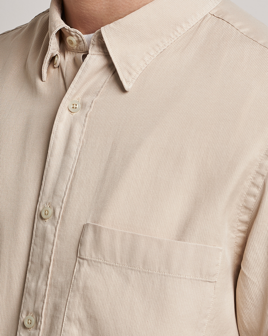 Uomini | Camicie | NN07 | Cohen Summer Cord Shirt Cream