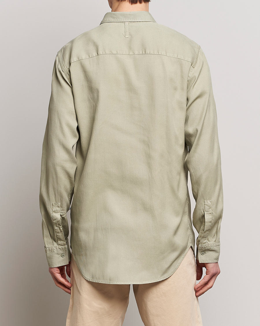 Uomini | Camicie | NN07 | Cohen Summer Cord Shirt Pale Green