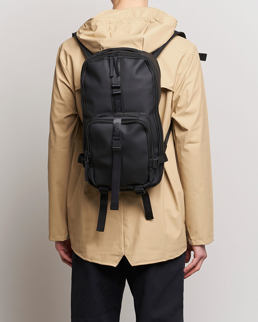 Uomini | RAINS Trail Rucksack Black | RAINS | Trail Rucksack Black