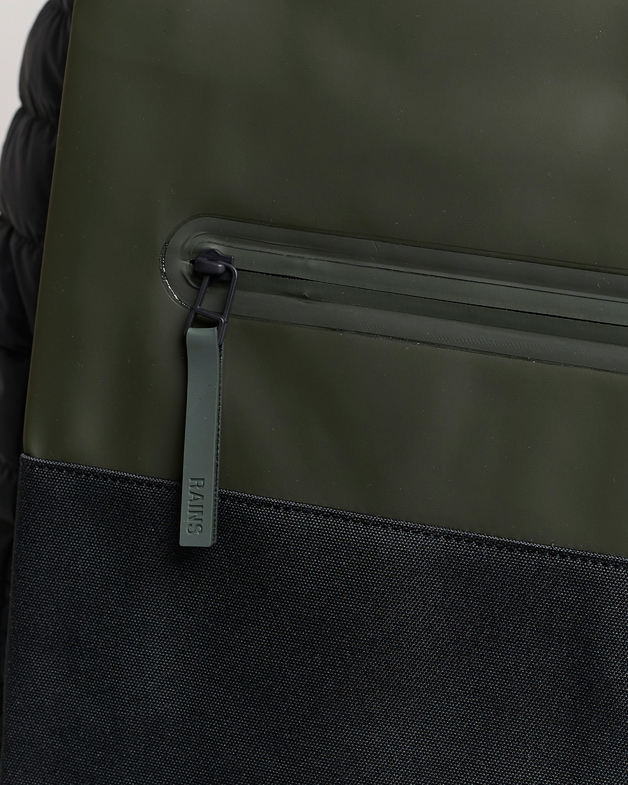 Uomini | RAINS Trail Rolltop Backpack Green | RAINS | Trail Rolltop Backpack Green