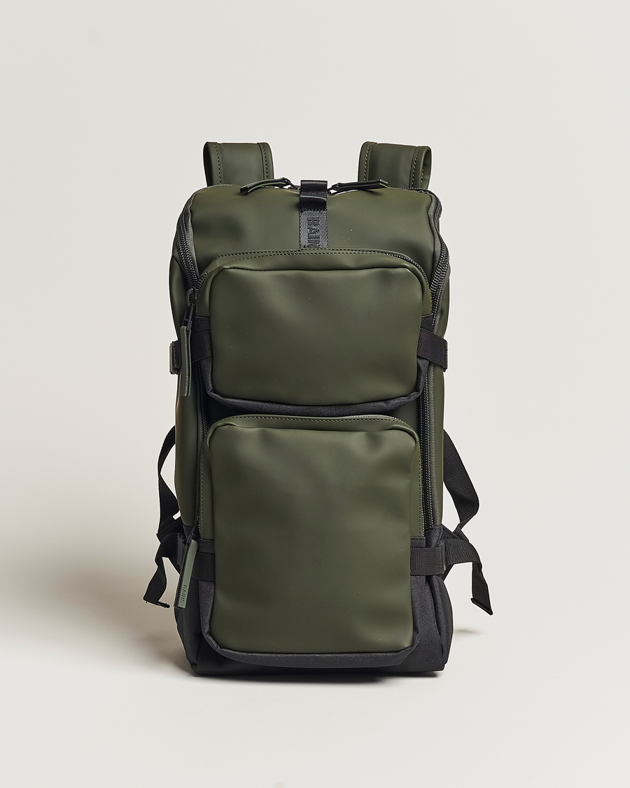 Uomini | RAINS Trail Cargo Backpack Green | RAINS | Trail Cargo Backpack Green