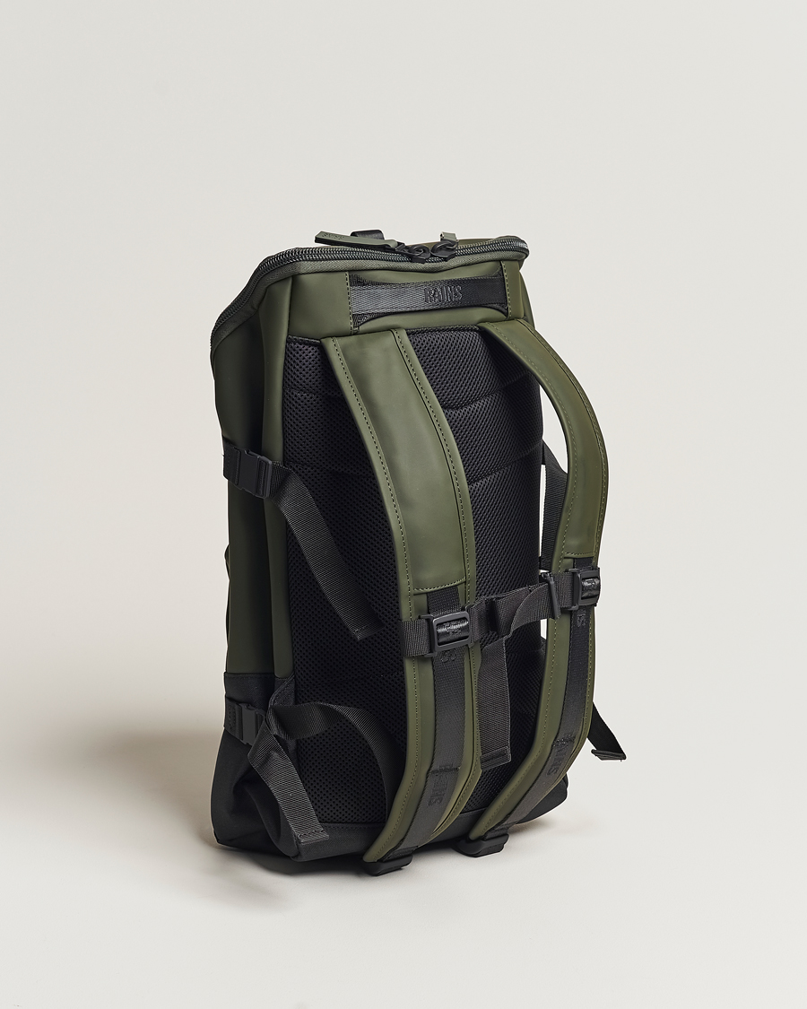 Uomini | RAINS Trail Cargo Backpack Green | RAINS | Trail Cargo Backpack Green
