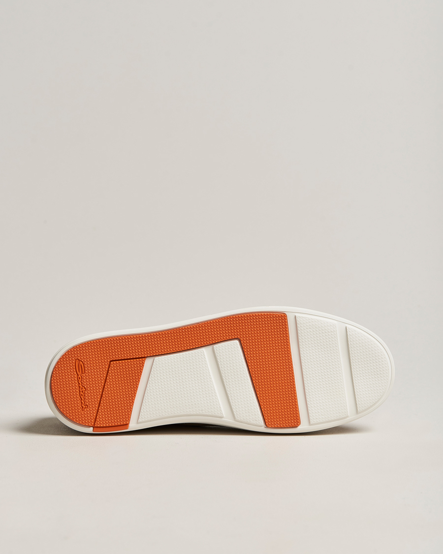 Uomini | Santoni Plain Sneaker Beige Suede | Santoni | Plain Sneaker Beige Suede