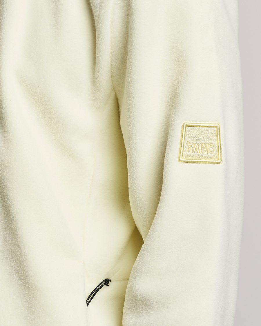 Uomini | Maglieria | RAINS | Fleece Half-Zip Pullover Straw