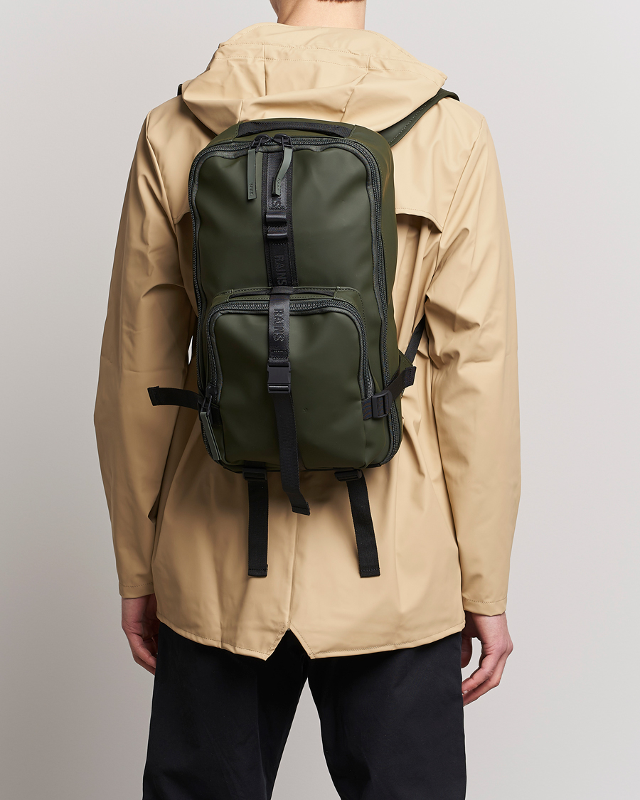 Uomini | RAINS Trail Rucksack Green | RAINS | Trail Rucksack Green