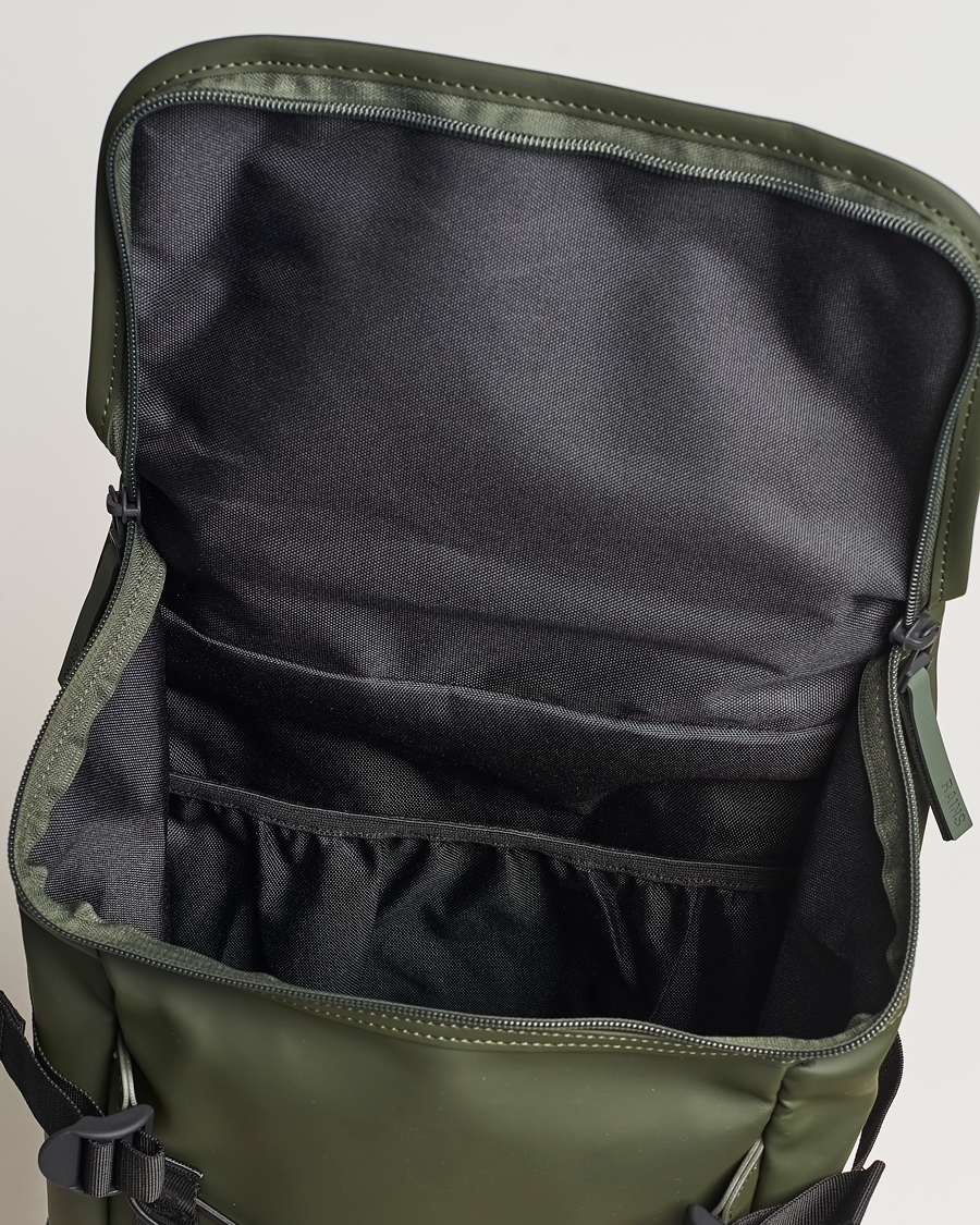Uomini | RAINS Trail Mountaineer Backpack Green | RAINS | Trail Mountaineer Backpack Green