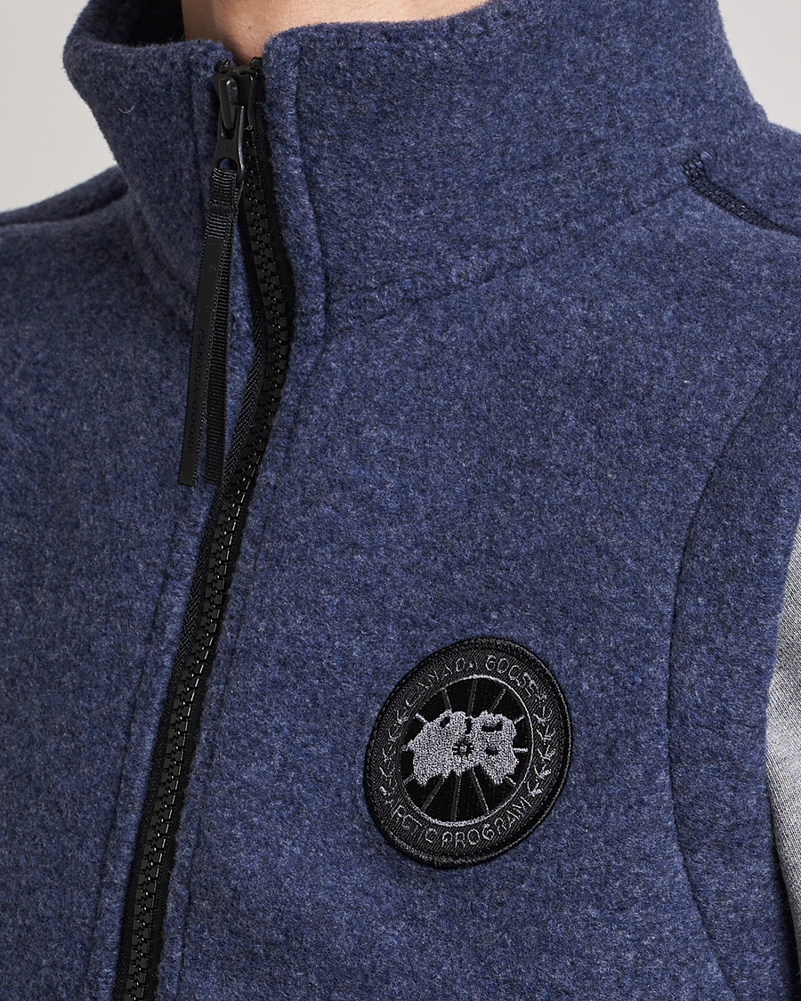 Uomini | Gilet | Canada Goose | Mersey Fleece Vest Atlantic Navy